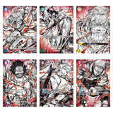 One Piece OP-17 Conqueror's Haki SP cards: Monkey.D.Garp, Kozuki Oden, Silvers Rayleigh, Gol.D.Roger, Yamato and Roronoa Zoro; not guaranteed