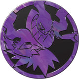 Pitch Black ETB metallic purple Mega Banette holographic coin for gameplay flips