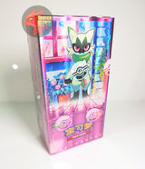 Gem Pack Vol. 5 sealed booster box angled view with Floragato art and Chinese 宝可梦 logo