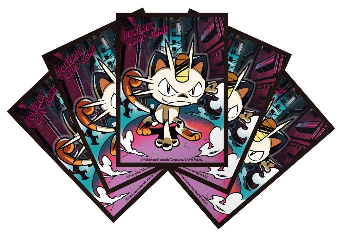 Pokemon Center Japan: Meowth (64 Pack) Sleeves